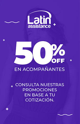 50 % descuento del 2do al 5to pasajero